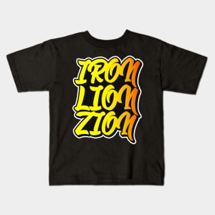 Iron Lion Zion Reggae Kids T-Shirt